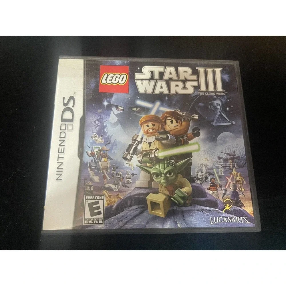 Lego Star Wars III: The Clone Wars - Nintendo DS With Manual‎ Tested